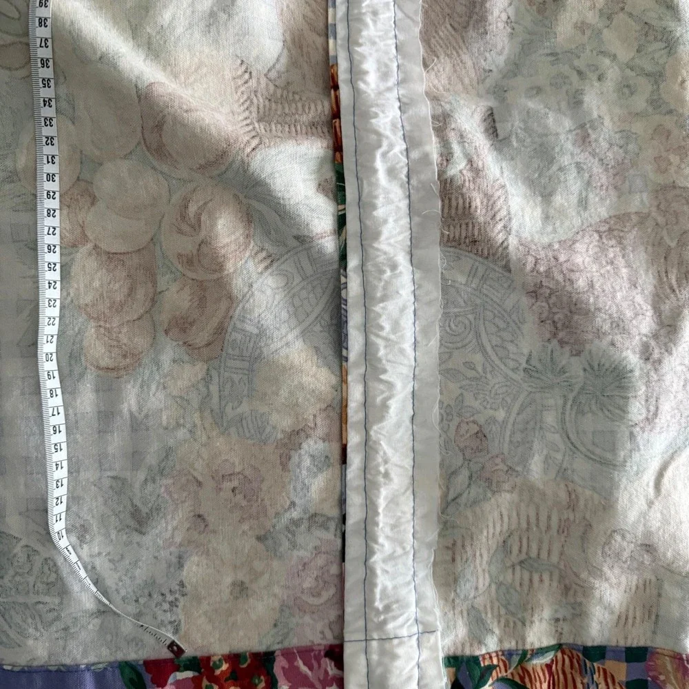 Vtg Rooster Farmhouse Tablecloth cotton Set‎ 50x64 Country Cottagecore set of 2